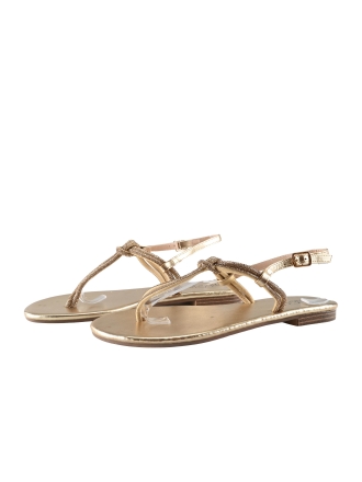 Mia & Jo Sandalen Goud 337446
 Maat 39
 