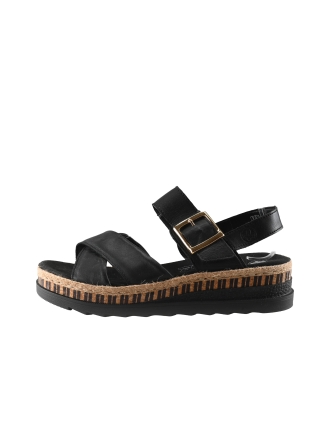 Rieker Sandalen Zwart 337456
 Maat 39
 