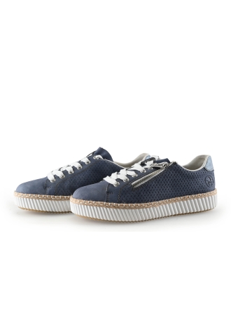 Rieker Instappers Blauw 337598
 Maat 38
 