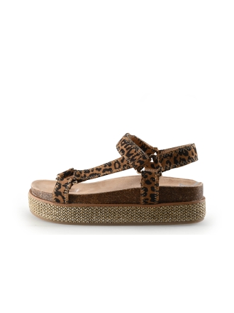 Poelman Espadrilles Bruin 337680
 Maat 38
 