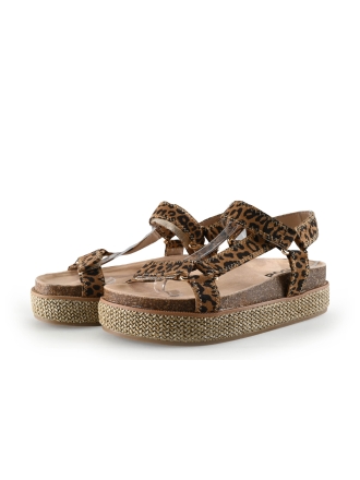 Poelman Espadrilles Bruin 337680
 Maat 38
 