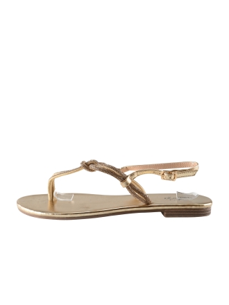 Mia & Jo Sandalen Goud 337758
 Maat 41
 