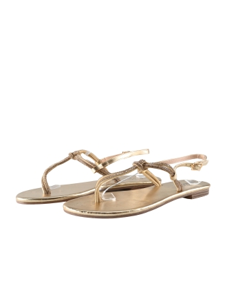 Mia & Jo Sandalen Goud 337758
 Maat 41
 
