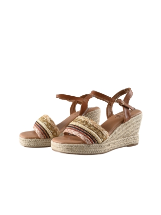 Lisa & Jo Sandalen Beige 337760
 Maat 38
 