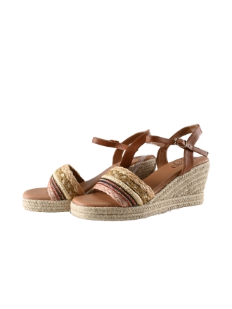 Lisa & Jo Sandalen Beige 337768
 Maat 40
 