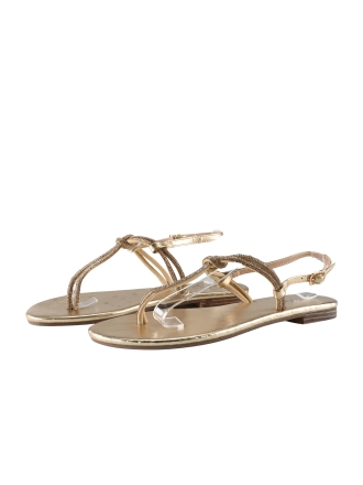 Mia & Jo Sandalen Goud 337769
 Maat 40
 