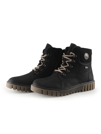 Rieker Veterboots Zwart 337850
 Maat 39
 