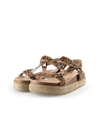 Poelman Espadrilles Bruin 337851
 Maat 40
 