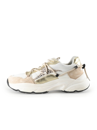 Poelman Sneakers Beige 337907
 Maat 42
 