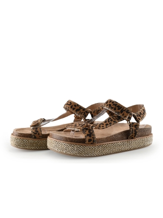 Poelman Espadrilles Bruin 337950
 Maat 39
 