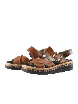 Rieker Sandalen Bruin 337967
 Maat 41
 