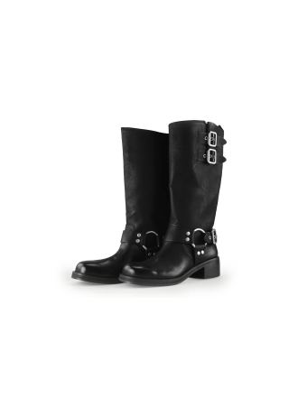 Steve Madden Biker boots Zwart 338112
 Maat 39
 