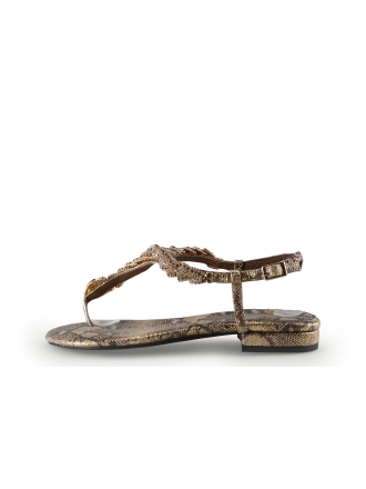 Jeffrey Campbell Sandalen Goud 338302
 Maat 37
 