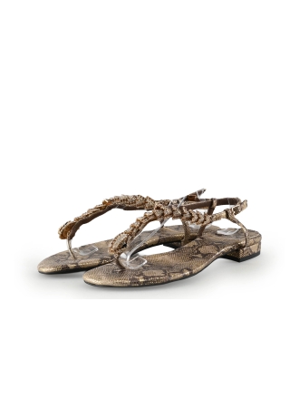 Jeffrey Campbell Sandalen Goud 338350
 Maat 40
 