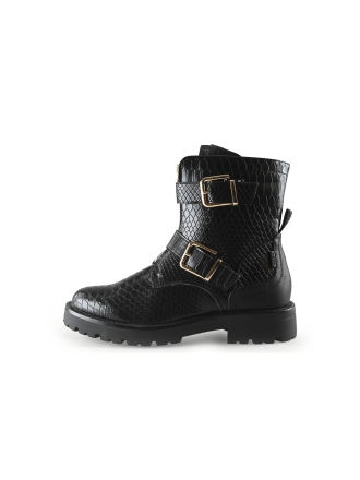 Poelman Biker boots Zwart 338777
 Maat 39
 