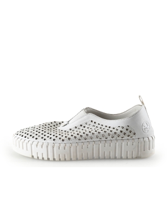 Rieker Instappers Wit 338784
 Maat 38
 