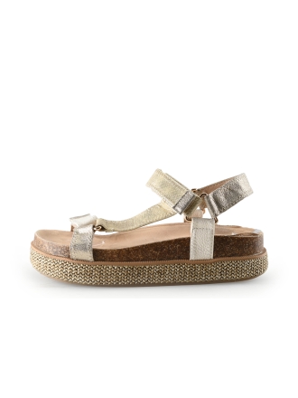 Poelman Sandalen Beige 338795
 Maat 40
 