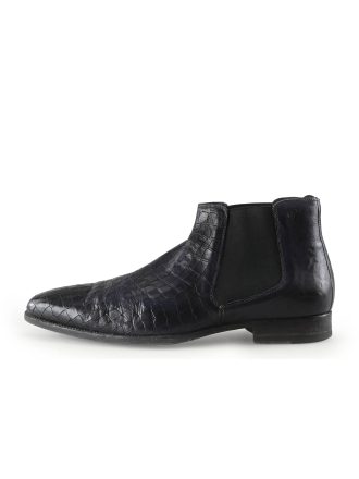 Manfield Chelsea boots Blauw 339107
 Maat 45
 