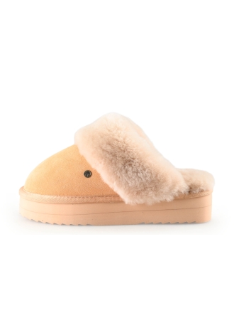 Warmbat Pantoffels Cognac 339850
 Maat 38
 