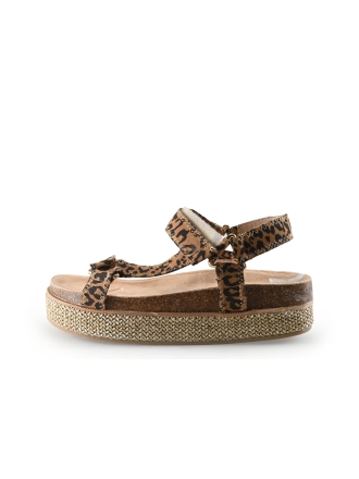 Poelman Espadrilles Bruin 339957
 Maat 38
 