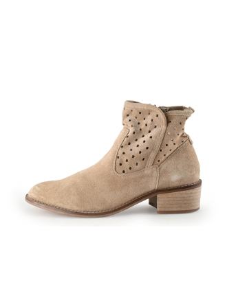 Manfield Enkellaarzen Beige 340085
 Maat 39
 