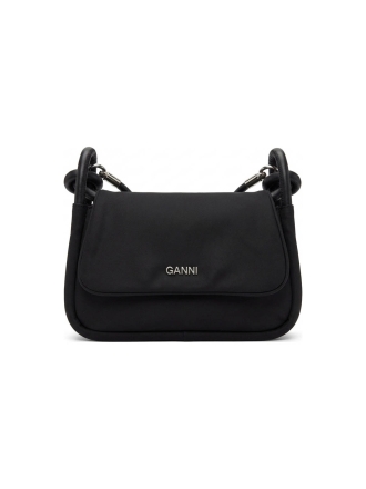 Ganni Schoudertas Zwart 340125
 Maat standaard
 