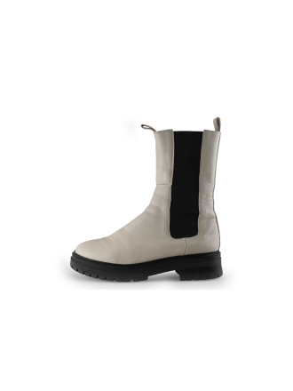 Manfield Chelsea boots Wit 340403
 Maat 41
 