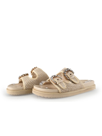 Stefano Lauran Slippers Beige 341807
 Maat 39
 