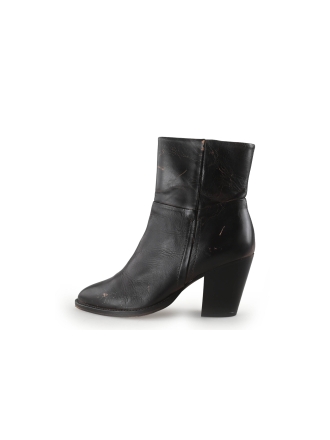 Manfield Enkellaarzen Zwart 342225
 Maat 39
 