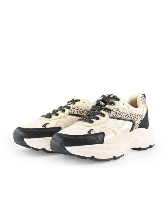 Poelman Sneakers Beige 342383
 Maat 39
 