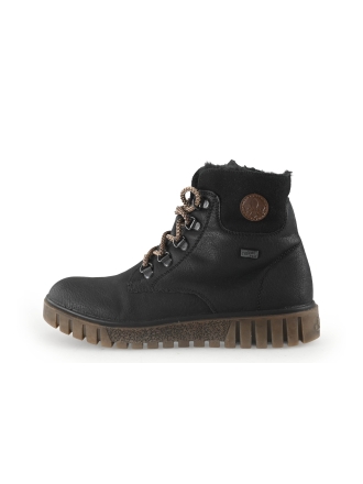 Rieker Veterboots Zwart 342542
 Maat 38
 