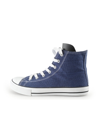 Creeks Hoge sneakers Blauw 342559
 Maat 39
 