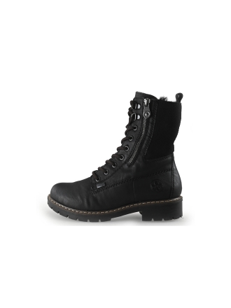 Rieker Veterboots Zwart 342671
 Maat 37
 