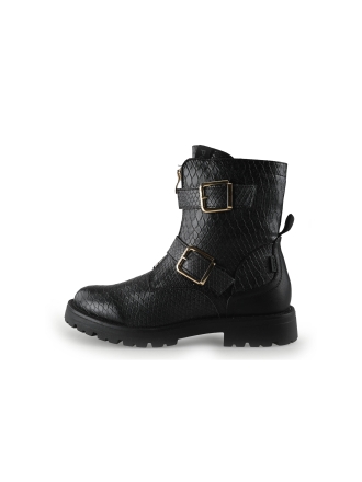 Poelman Biker boots Zwart 342842
 Maat 40
 