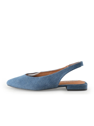 Poelman Slingbacks Blauw 343362
 Maat 40
 