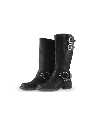 Steve Madden Biker boots Zwart 343379
 Maat 37½
 