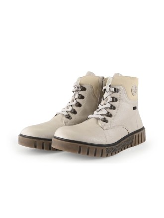 Rieker Veterboots Beige 343560
 Maat 42
 