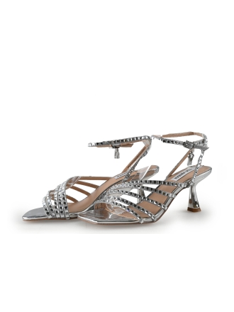 Steve Madden Sandalen Zilver 343627
 Maat 37
 