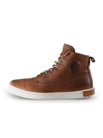 Blackstone Hoge sneakers Cognac 343723
 Maat 44
 