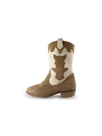 Wysh Cowboy laarzen Beige 343909
 Maat 34
 