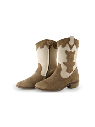Wysh Cowboy laarzen Beige 343909
 Maat 34
 
