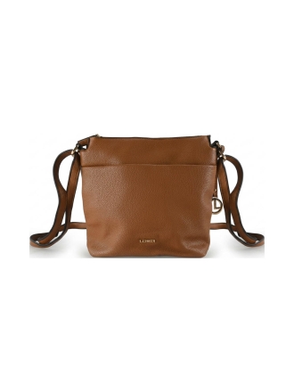 L.Credi Schoudertas Cognac 343974
 Maat standaard
 