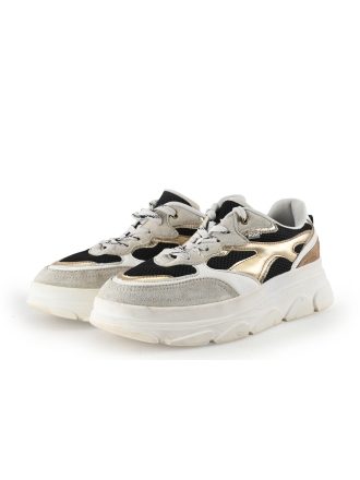 Poelman Sneakers Beige 344470
 Maat 40
 