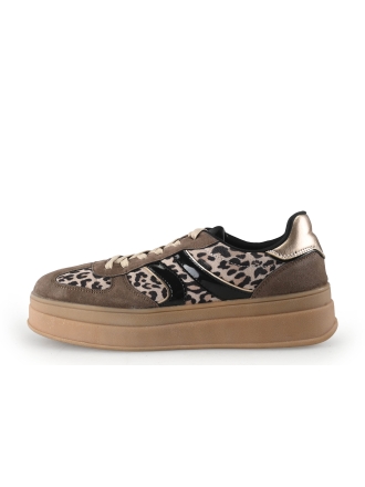 Poelman Sneakers Bruin 344541
 Maat 41
 