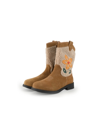 Barst! Enkellaarzen Beige 344623
 Maat 35
 