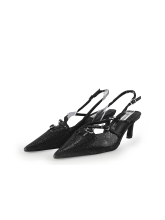 Steve Madden Slingbacks Zwart 344777
 Maat 39
 