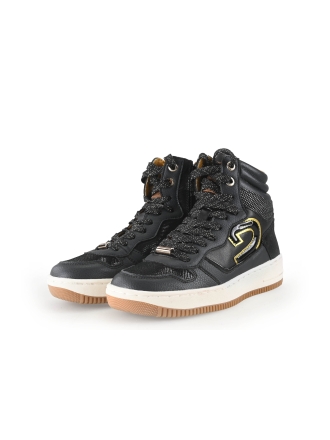 Cruyff Hoge sneakers Zwart 344973
 Maat 34
 