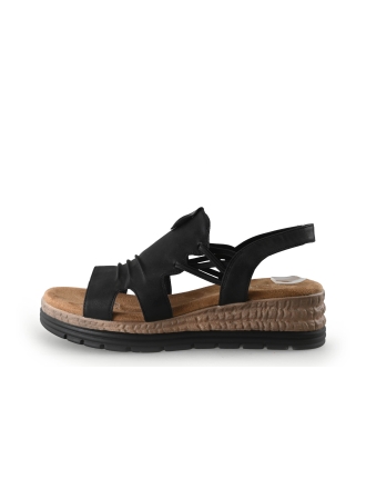 Via Della Rosa Sandalen Zwart 345073
 Maat 41
 