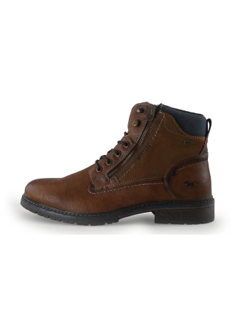 Mustang Veterschoenen Cognac 345076
 Maat 45
 