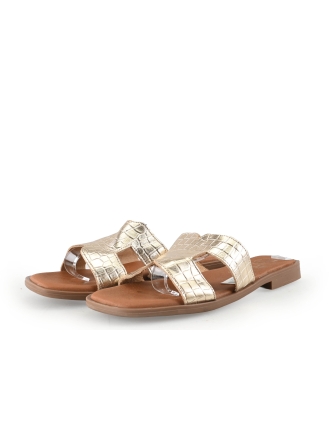 Oh My Sandals Slippers Goud 345211
 Maat 40
 